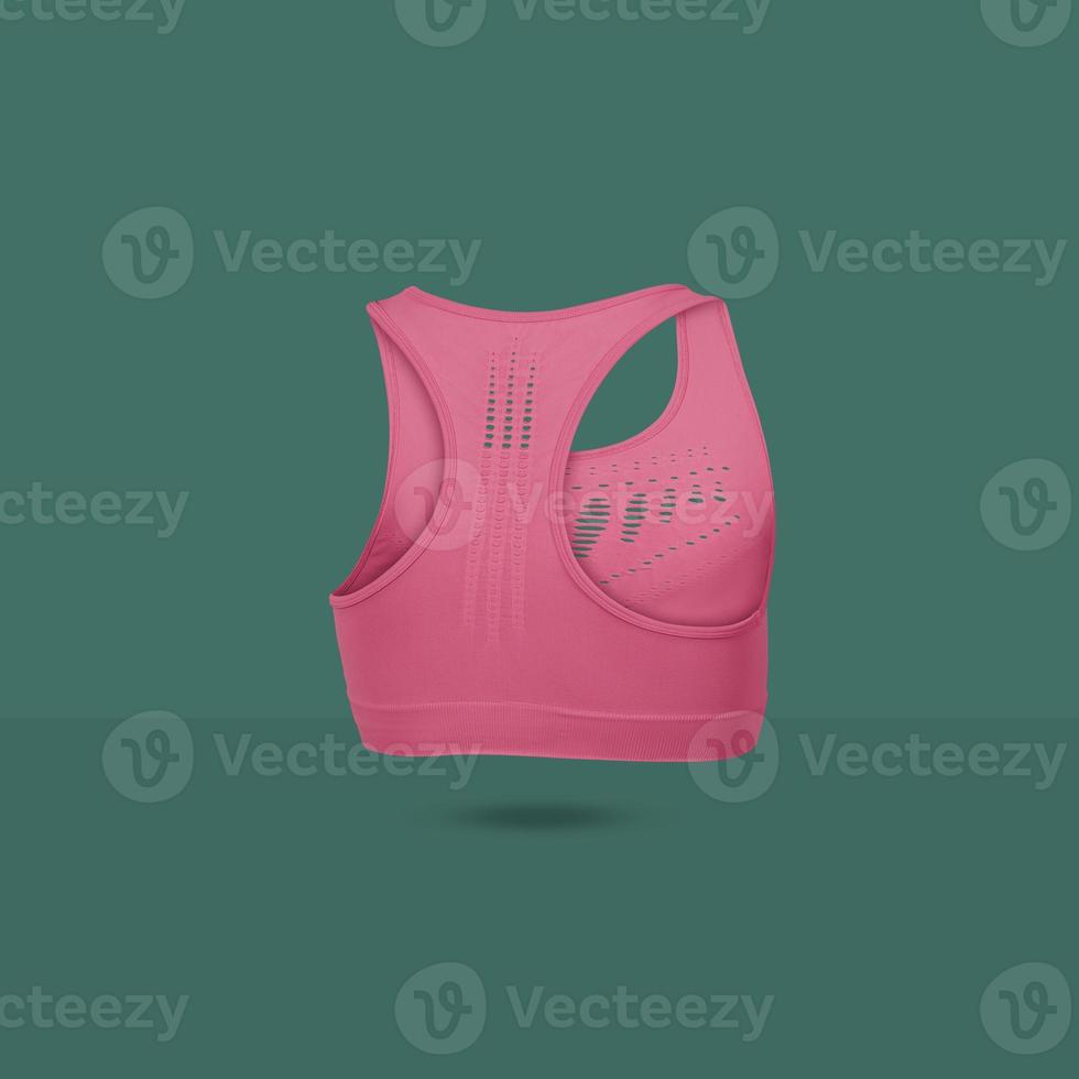 clothing women's jogging shirt isolated on background with clipping path photo