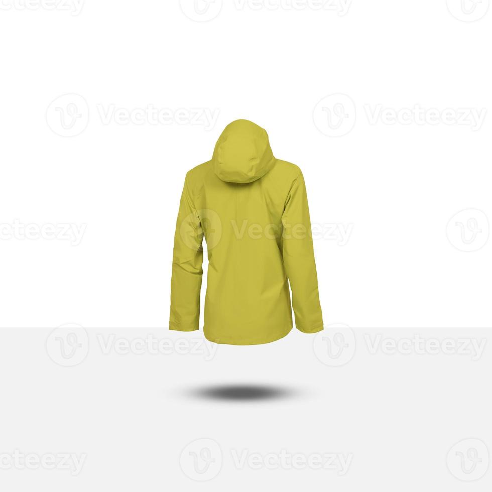 Winter jackets, hoodies, hiking jackets, and snowy winter clothing.worm winter hoodie jacket isolated on background with clipping path photo