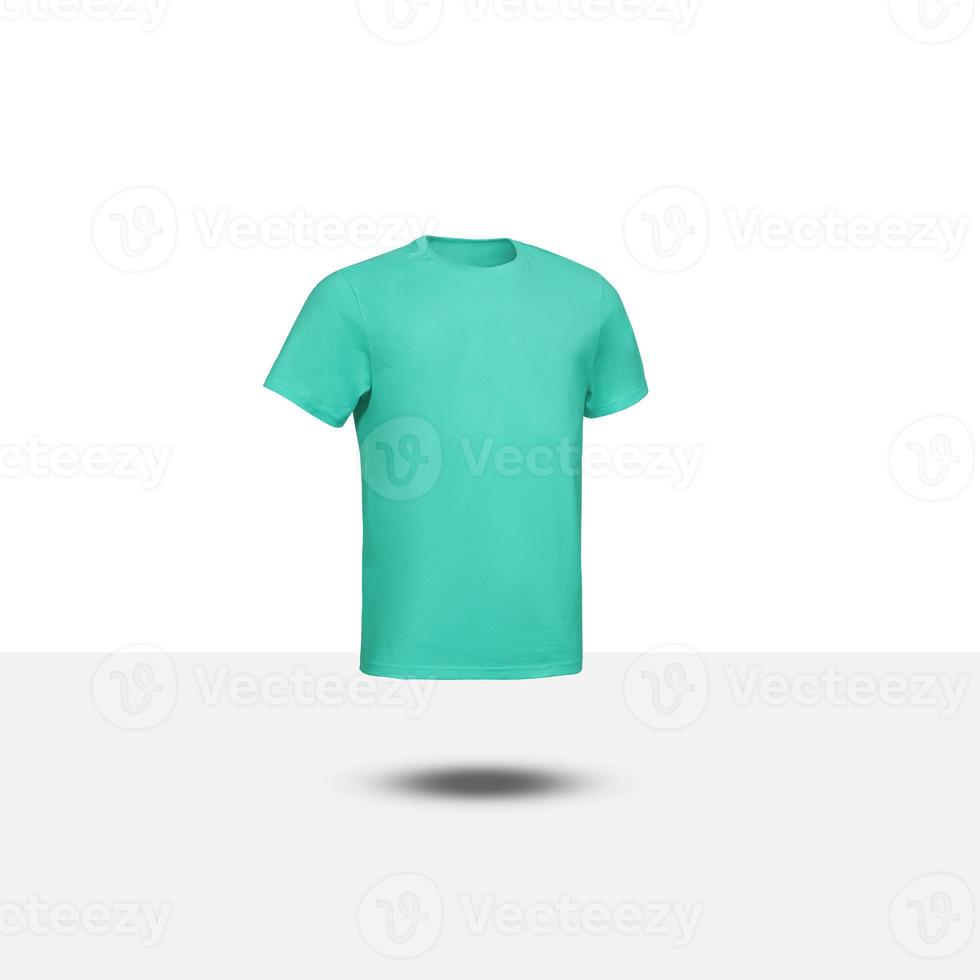 T-shirt, clothes, template, mockup isolated on background with clipping path photo