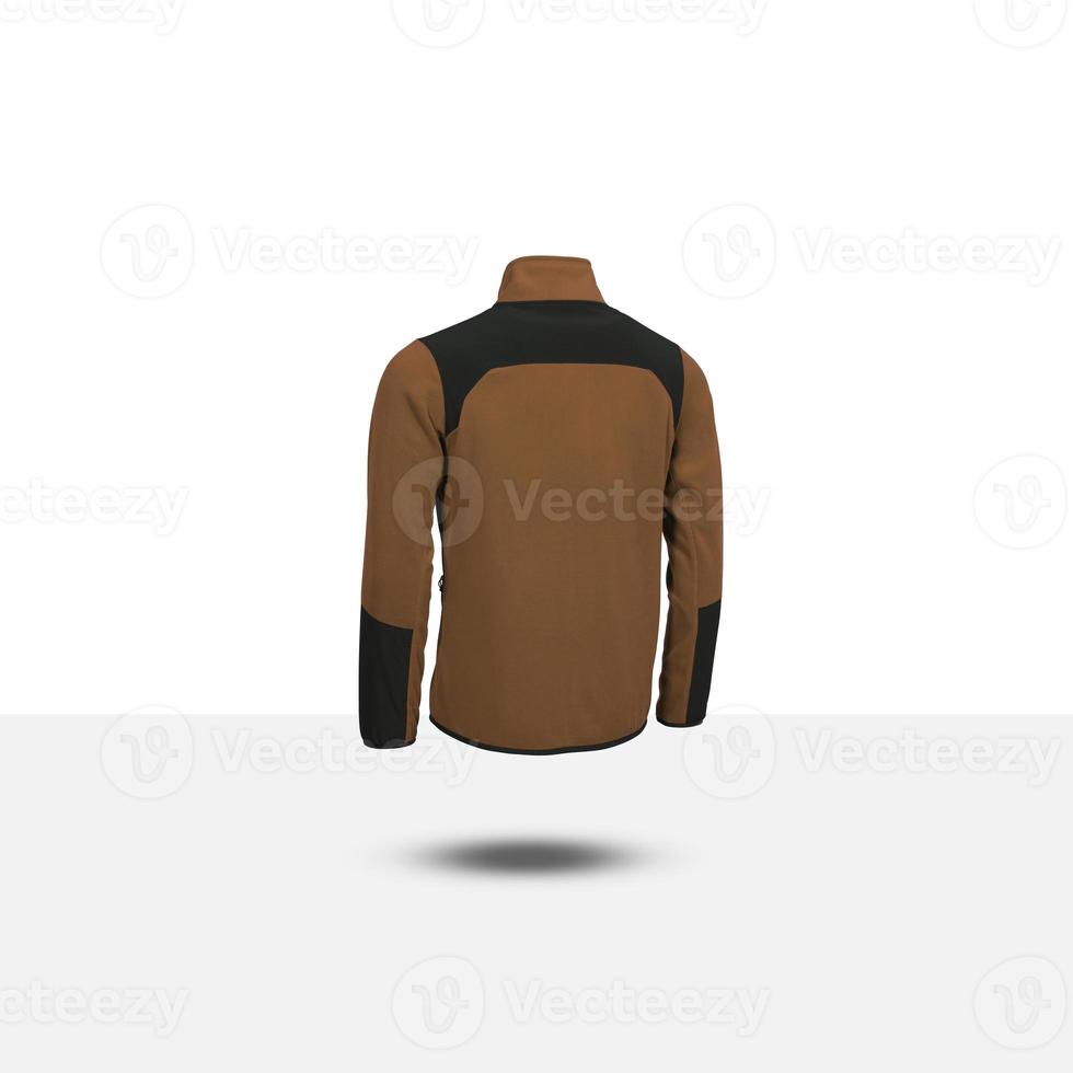Winter jackets, hoodies, hiking jackets, and snowy winter clothing.worm winter hoodie jacket isolated on background with clipping path photo