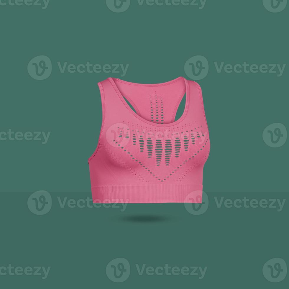 clothing women's jogging shirt isolated on background with clipping path photo