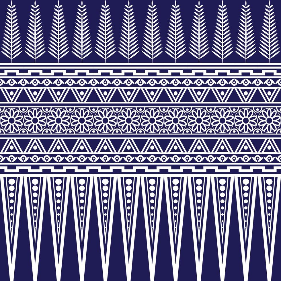 Geometric Ethnic pattern design for background or wallpaper. vector