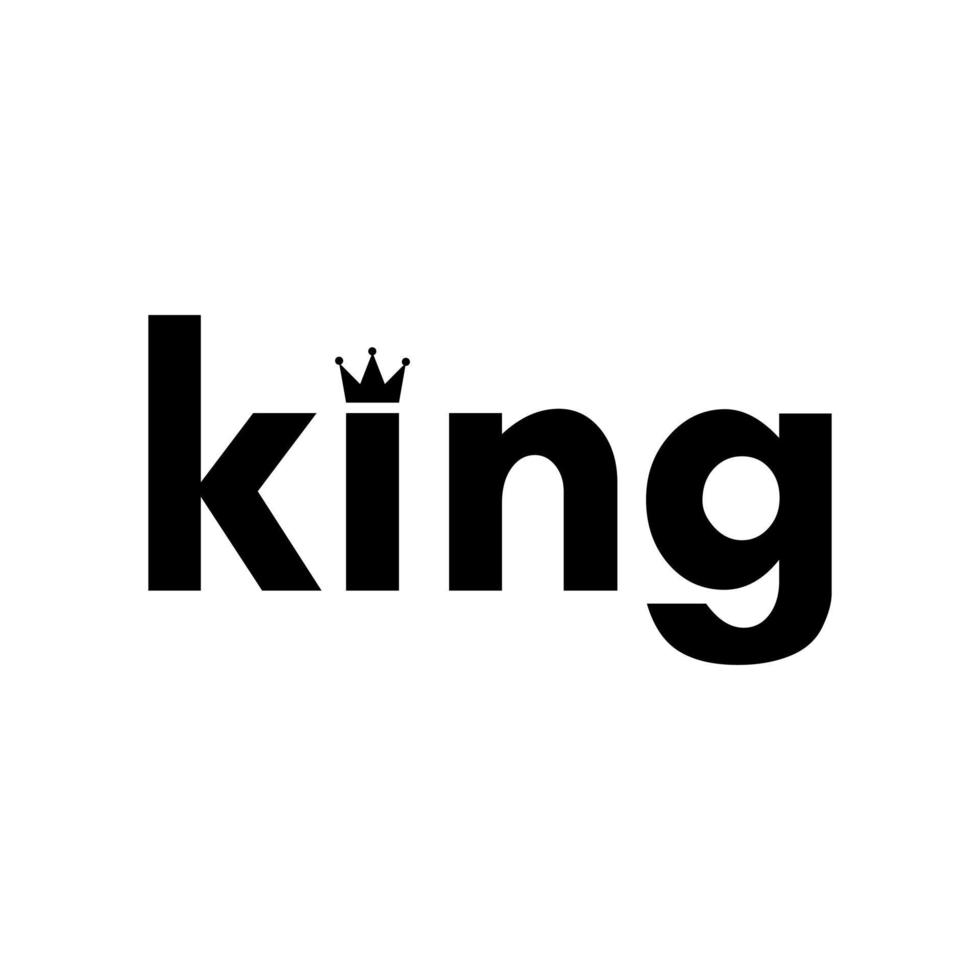 The King Logo Vector Design