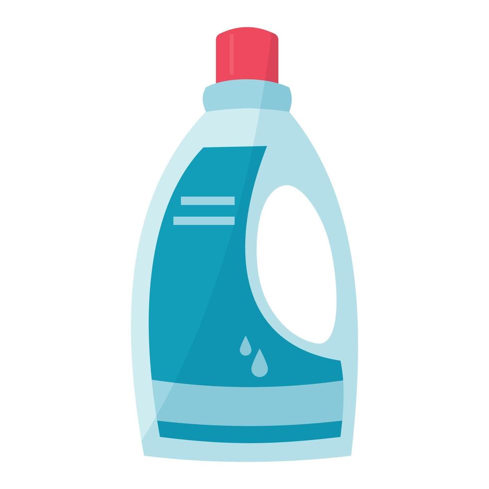 plastic bottle with cleaning liquid vector