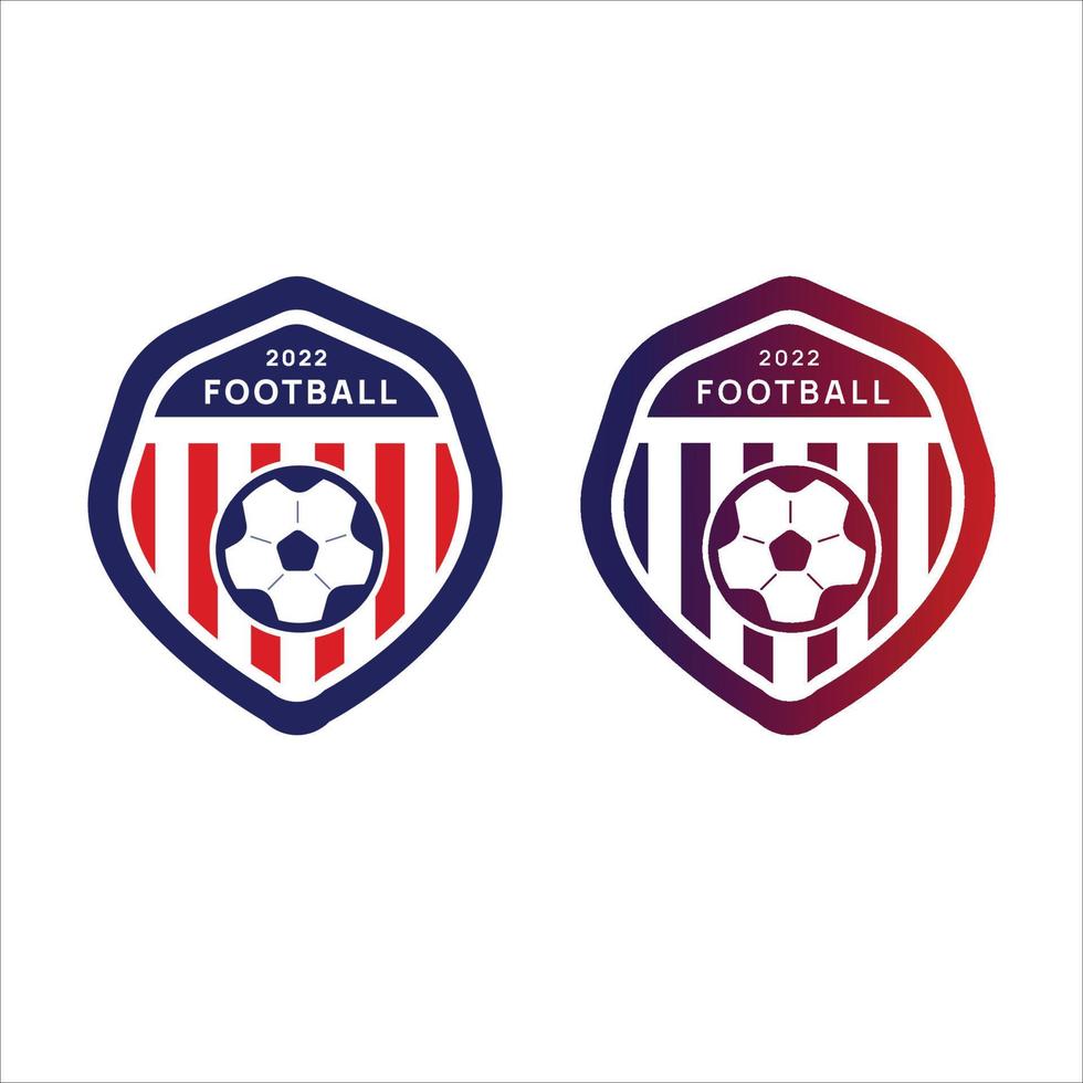 colección de logotipos de fútbol 5 vector