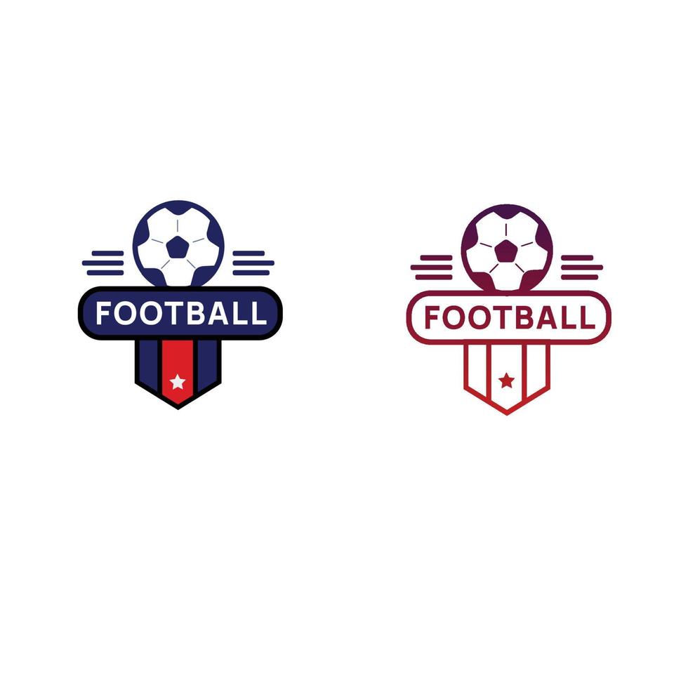 colección de logotipos de fútbol 1 vector