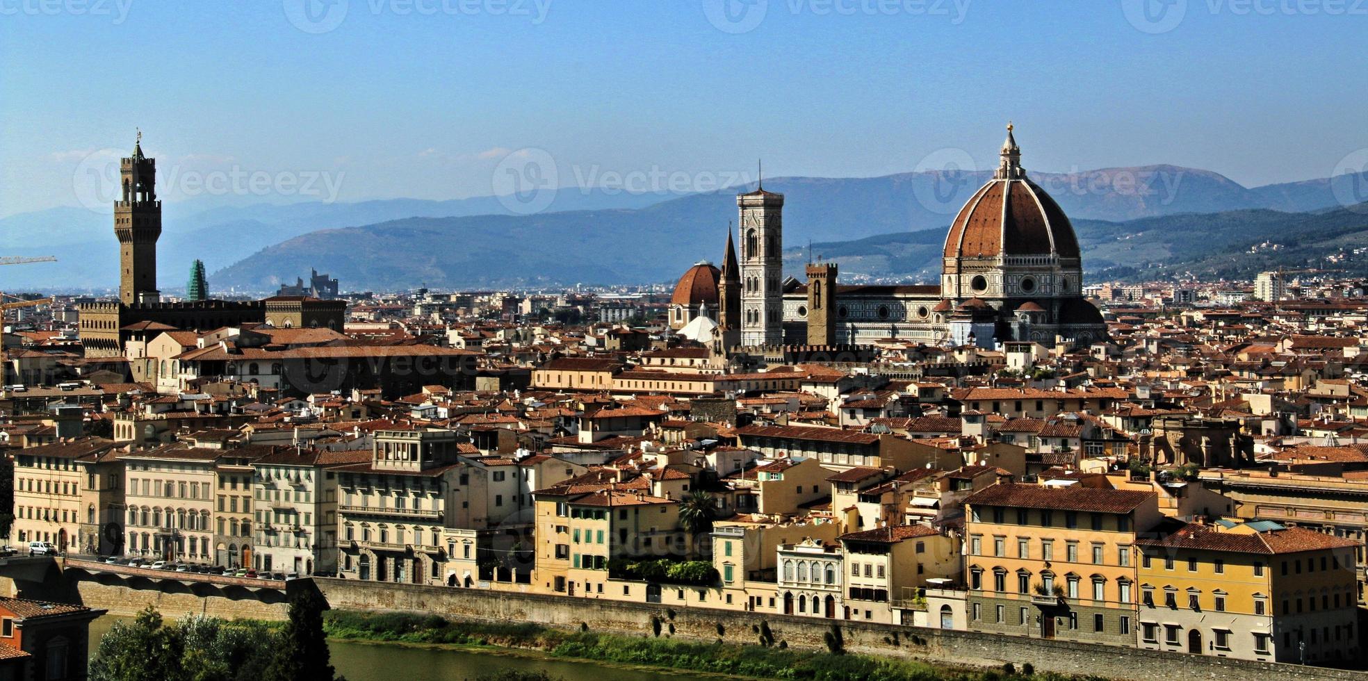 A view of Florence in Italy photo