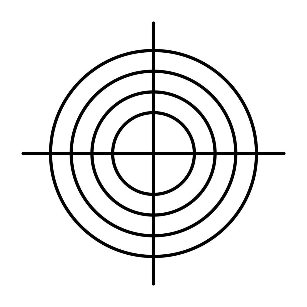 Perfect design icon of crosshair vector
