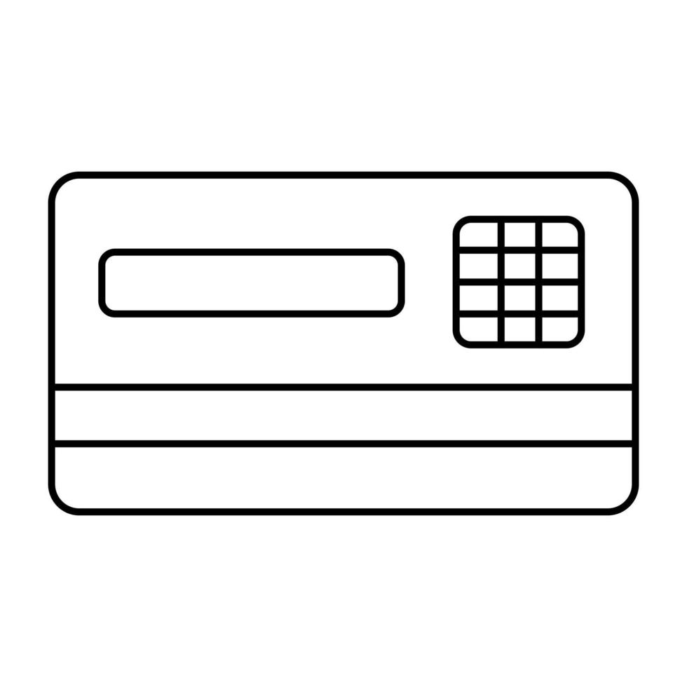 icono de diseño perfecto de la tarjeta atm vector