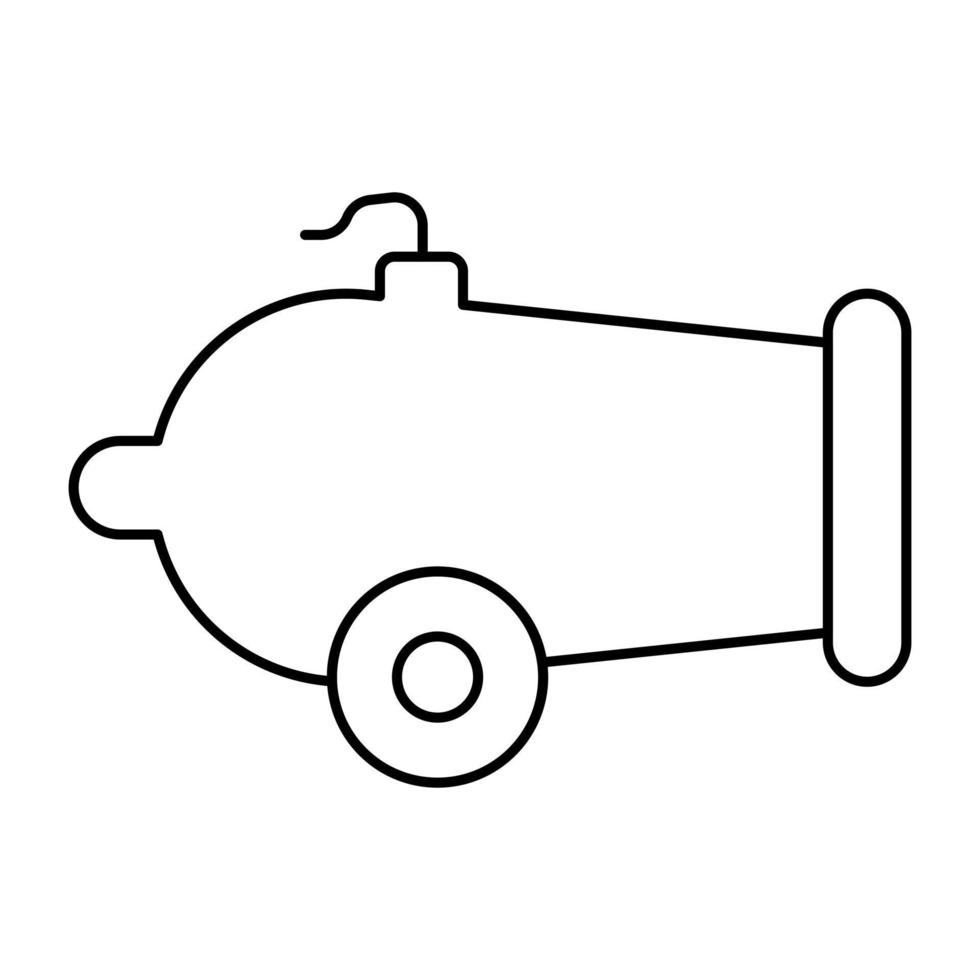 Unique design icon of cannon vector