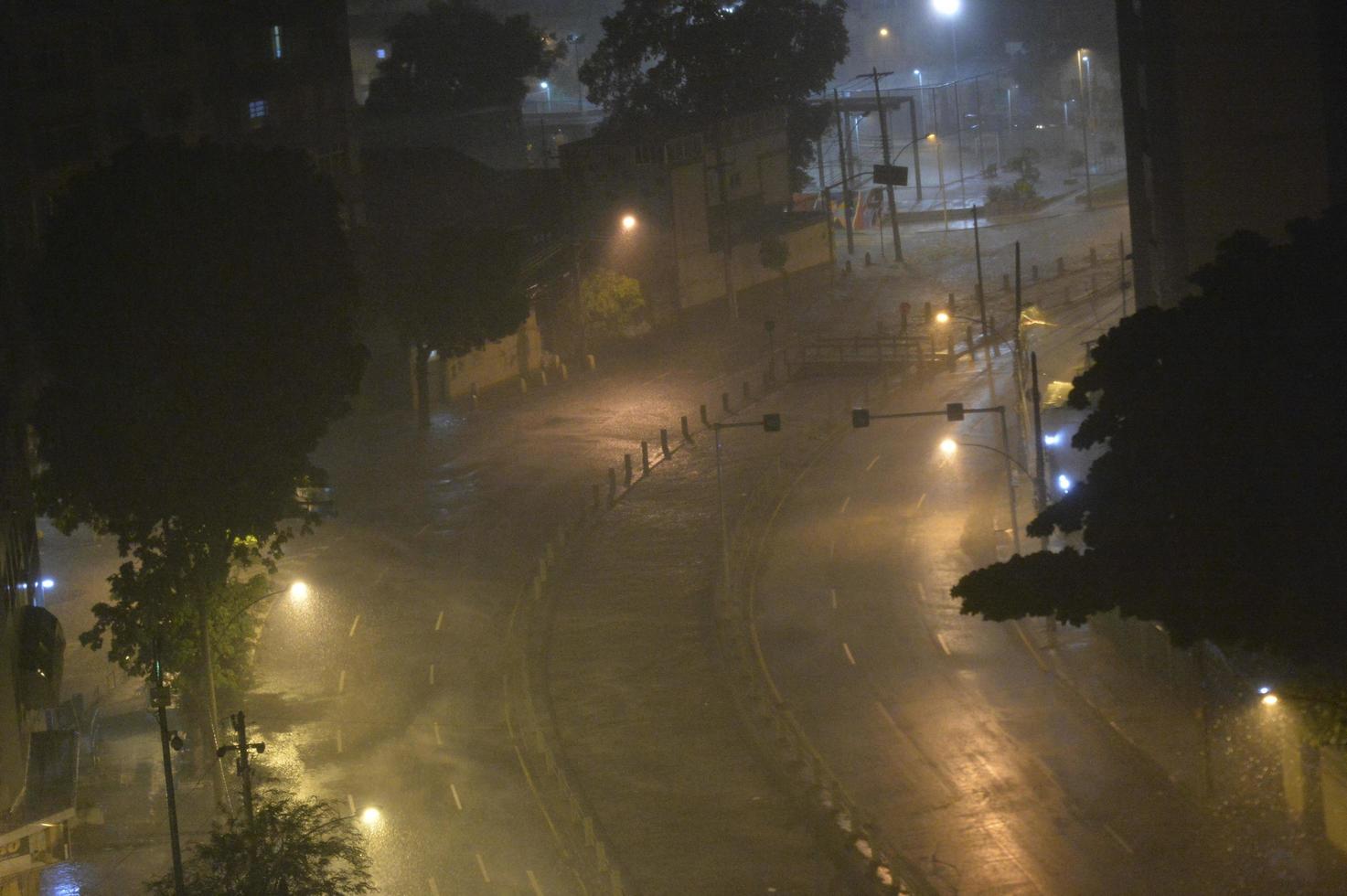 flood in the city of Rio de Janeiro photo