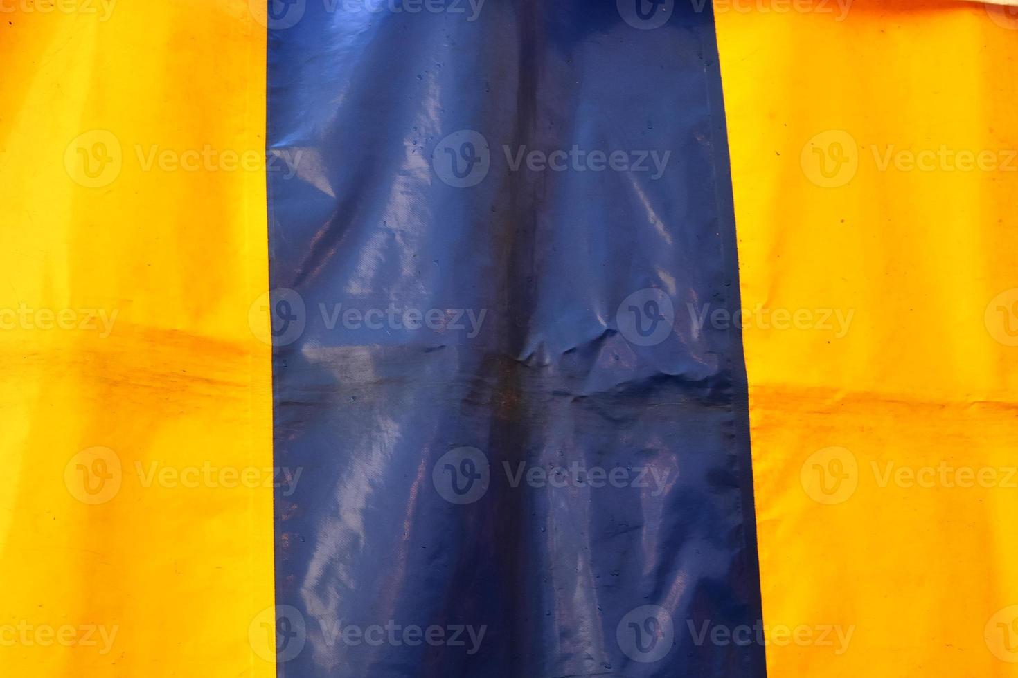 Close up detailed view on plastic foil and plastic surfaces photo
