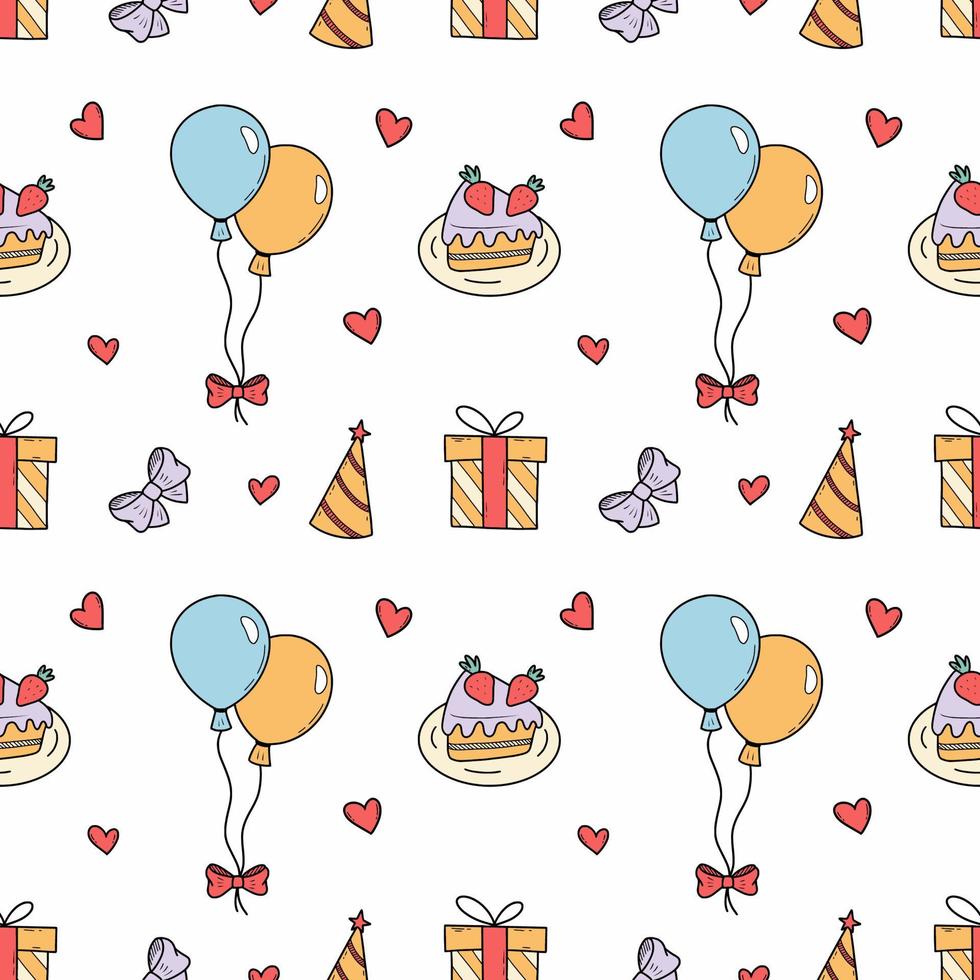 seamless-birthday-pattern-festive-illustration-for-printing-on-fabric-and-wrapping-paper-balloon-gift-and-cake-12978584-vector-art-at-vecteezy