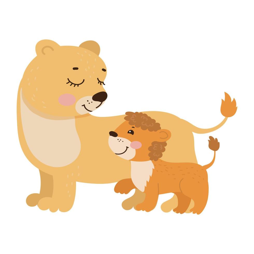 Vector illustrator of Lioness