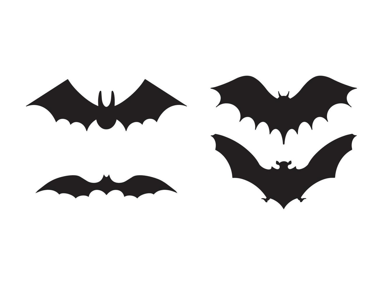 Vector illustrator of  Bats Collection