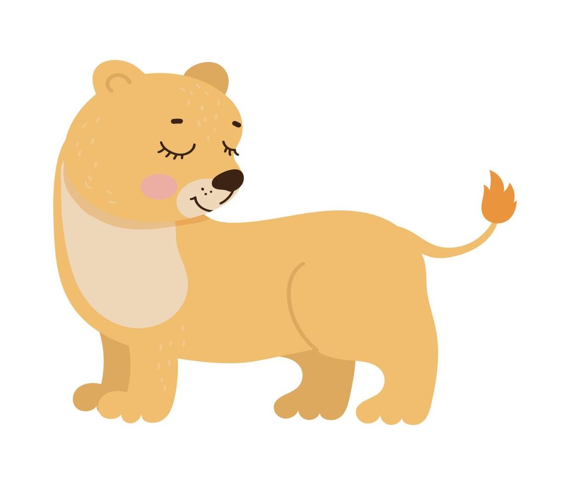 Vector illustrator of Lioness