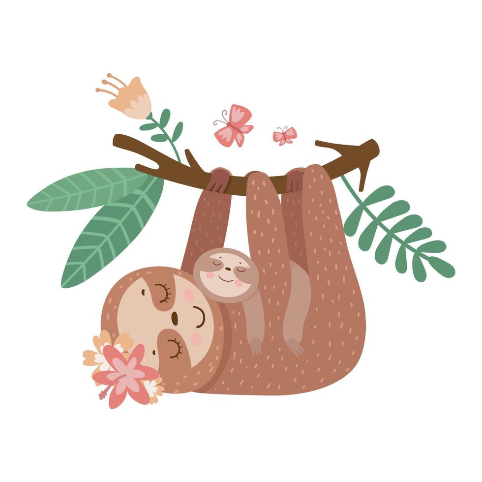 Vector illustrator of Sloth