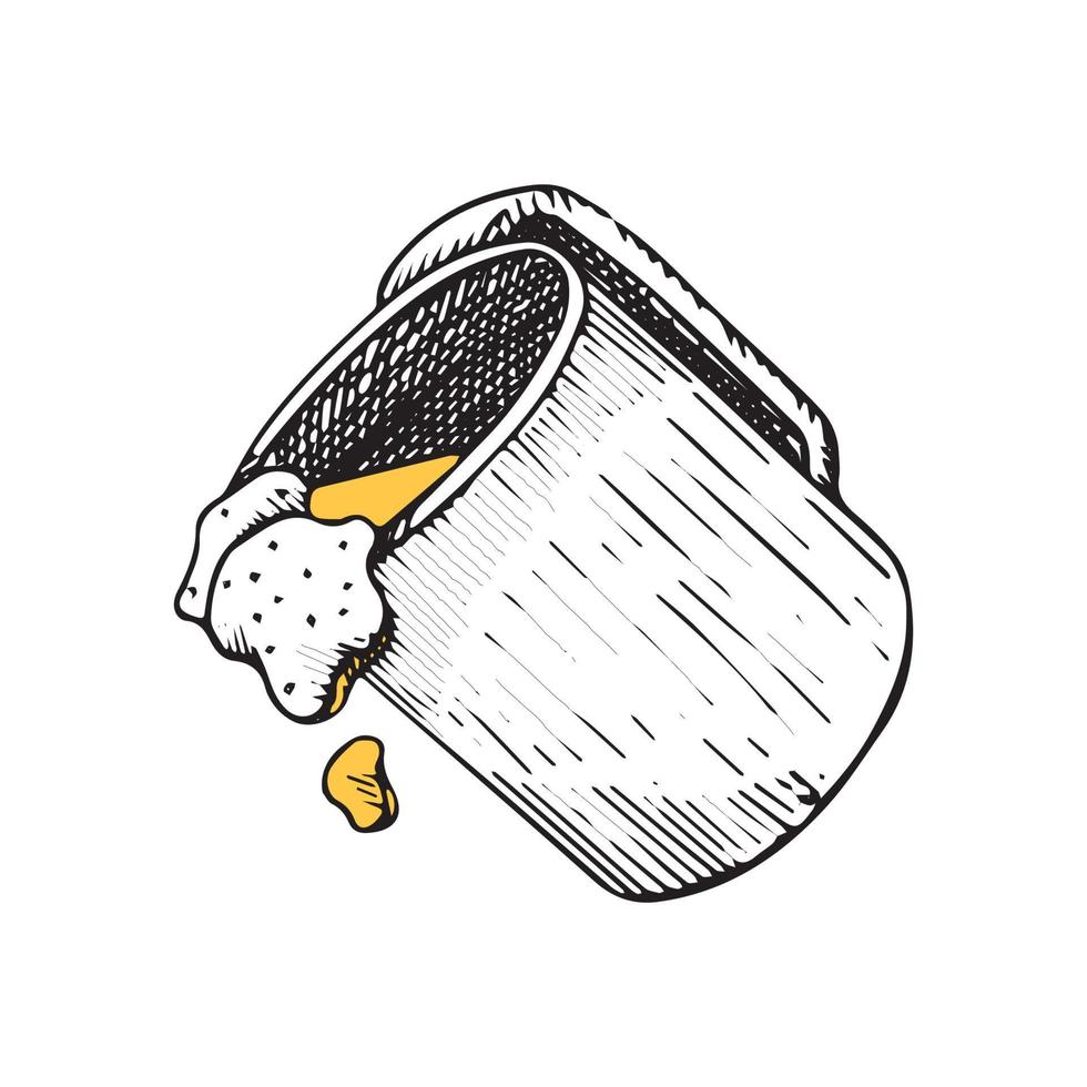 Vector illustrator of  Beer mug