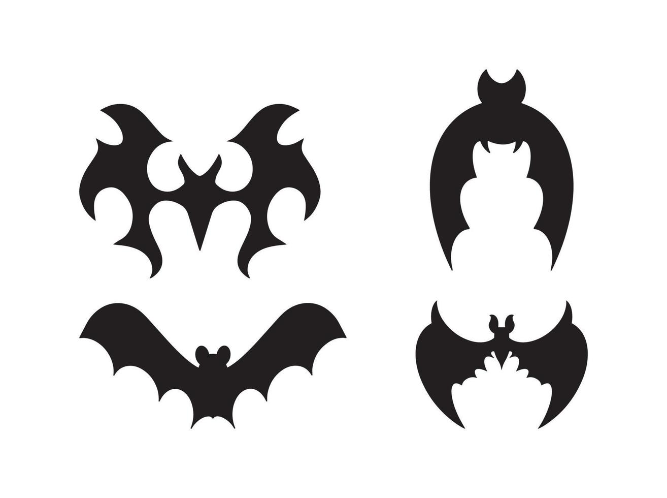 Vector illustrator of  Bats Collection
