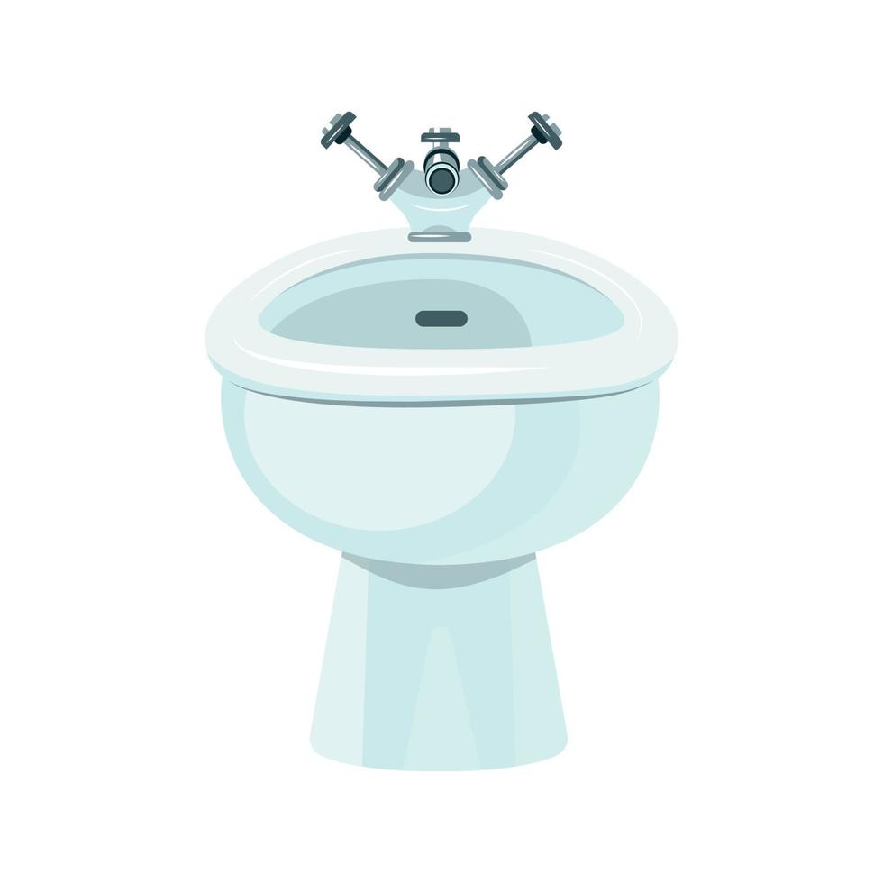 Vector illustrator of Bidet