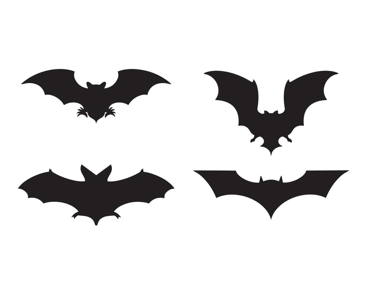 Vector illustrator of  Bats Collection