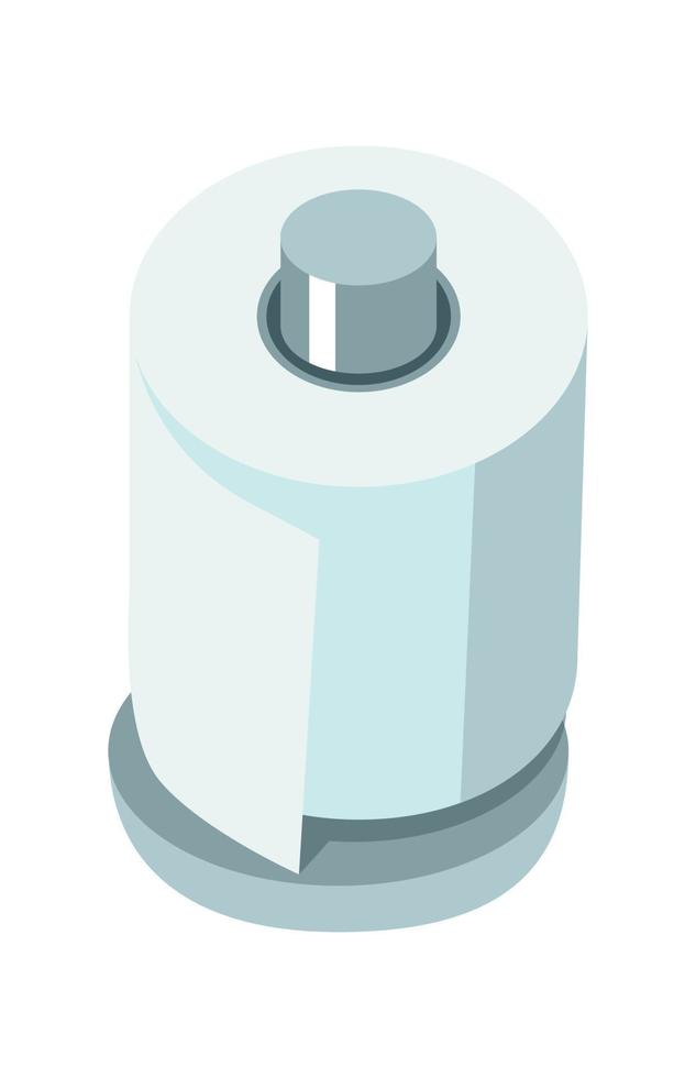 Vector illustrator of Toilet paper