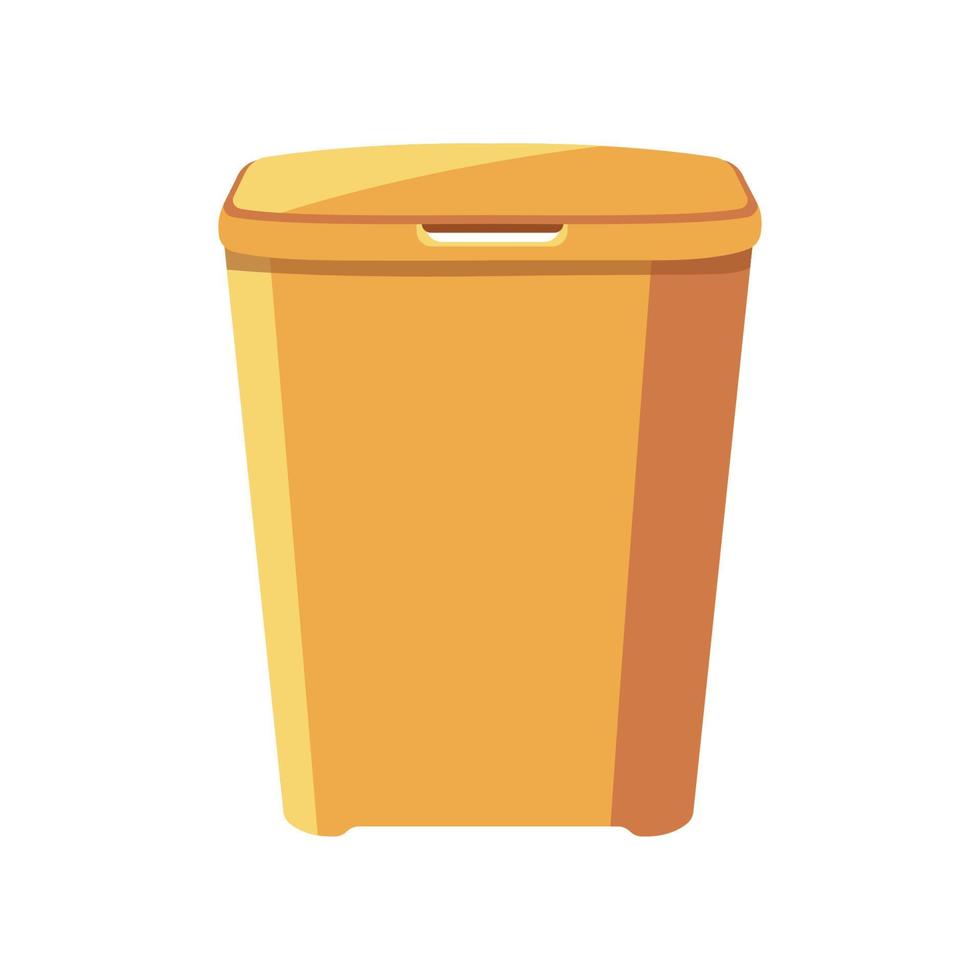 Colorful recycling bin vector