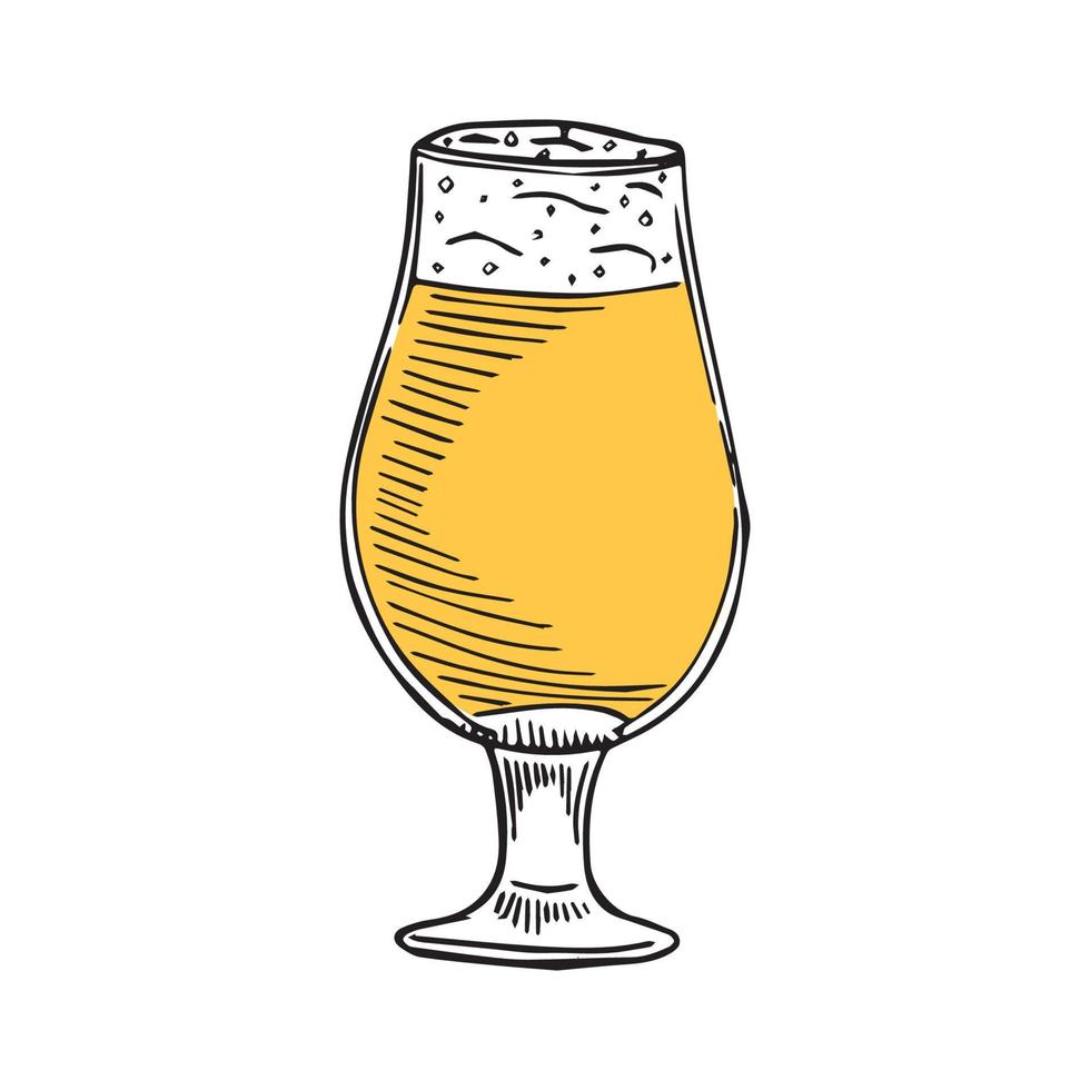 ilustrador vectorial de jarra de cerveza vector