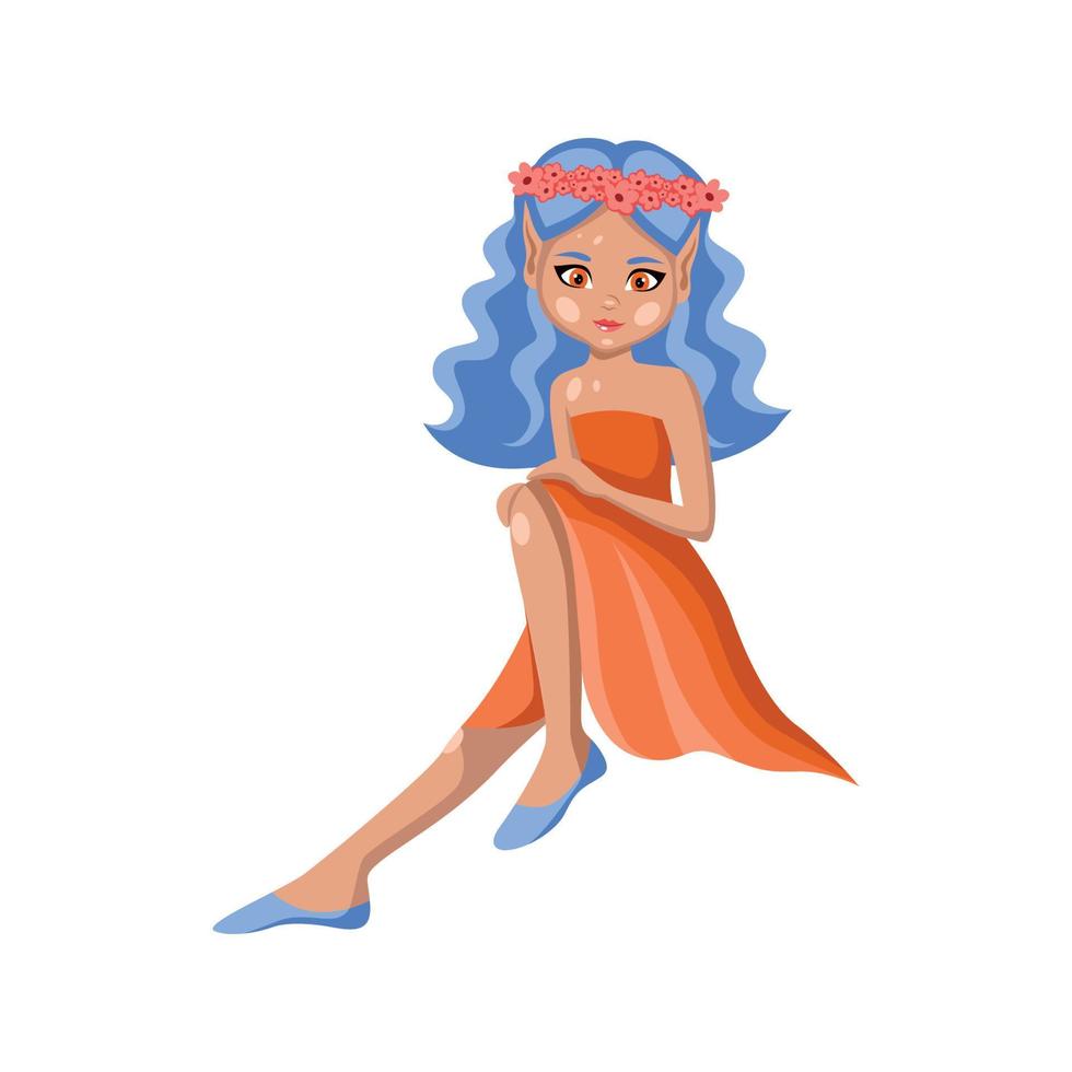 Cute of faerie vector