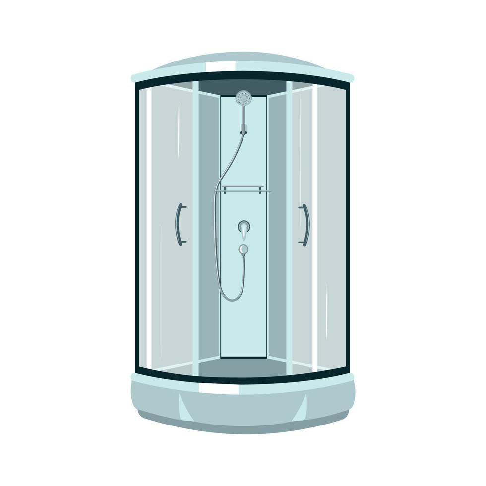 Vector illustrator of  Shower cabin