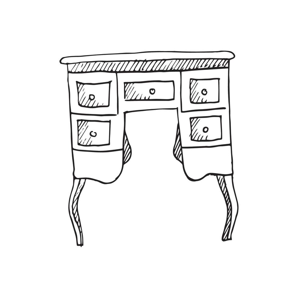 Antique Furniture Illustration in Art Ink Style 12978962 Vector Art at Vecteezy