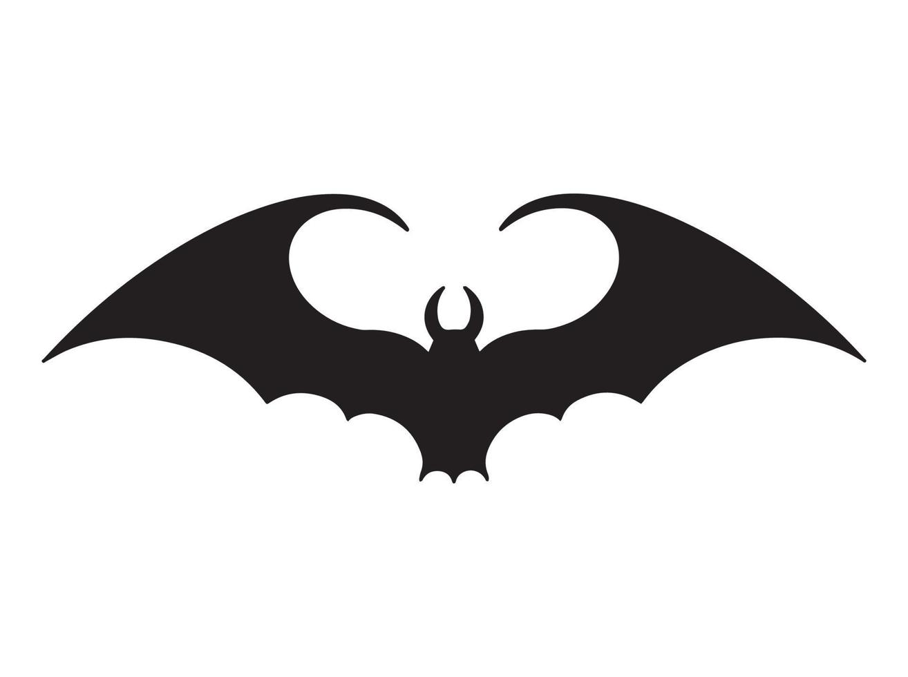 ilustrador vectorial de murciélago vector