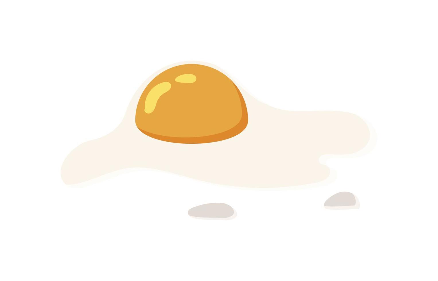 ilustrador vectorial de huevo de gallina vector