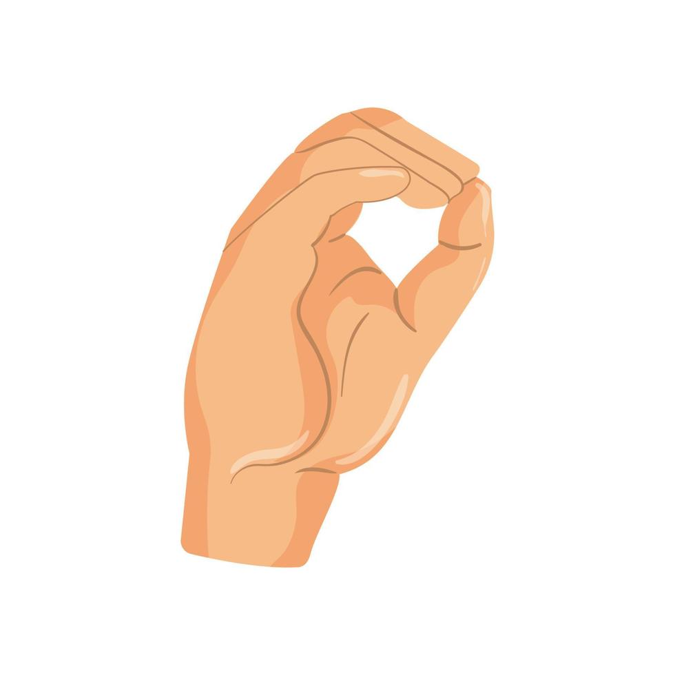 Alphabet for the Deaf and Dumb vector