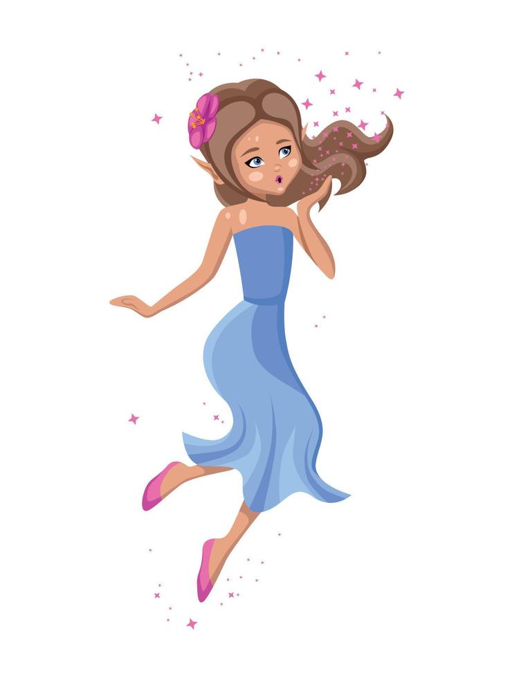 Cute of faerie vector