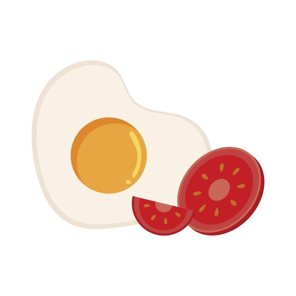 Vector illustrator of  Egg dish