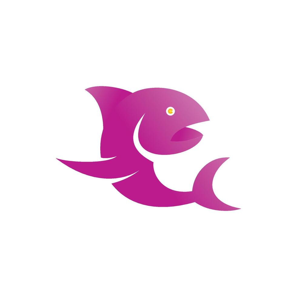 Fish logo. Fish icon. Animal logo. Fish symbol sign. Fish vector illustration template ready for use.