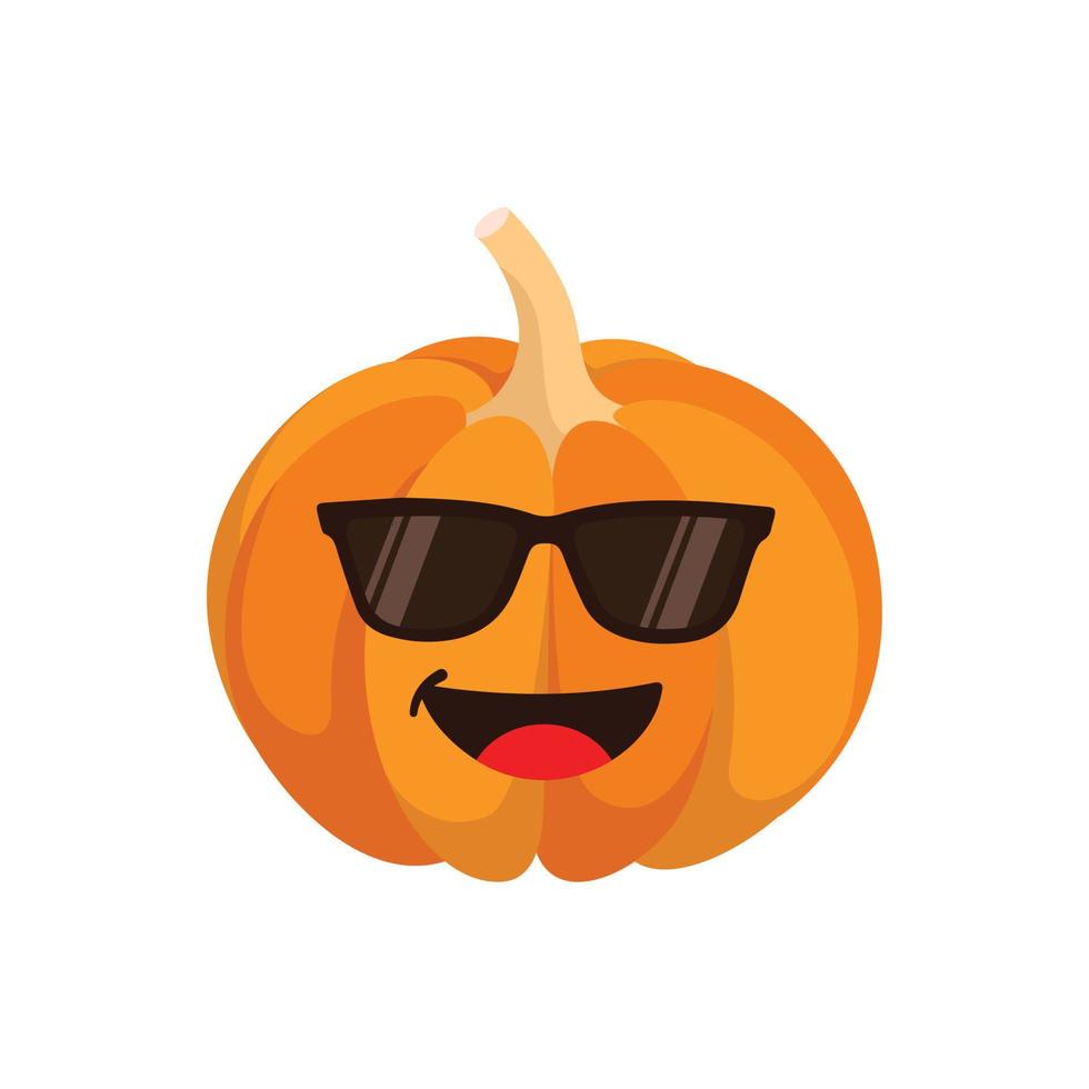 Pumpkin cute character vector