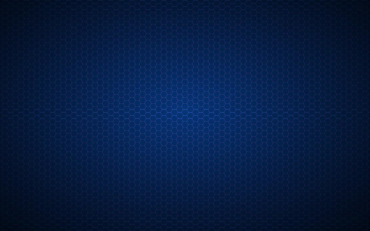 Modern high resolution blue geometric background with polygonal grid. Abstract black metallic hexagonal pattern. Simple vector illustration