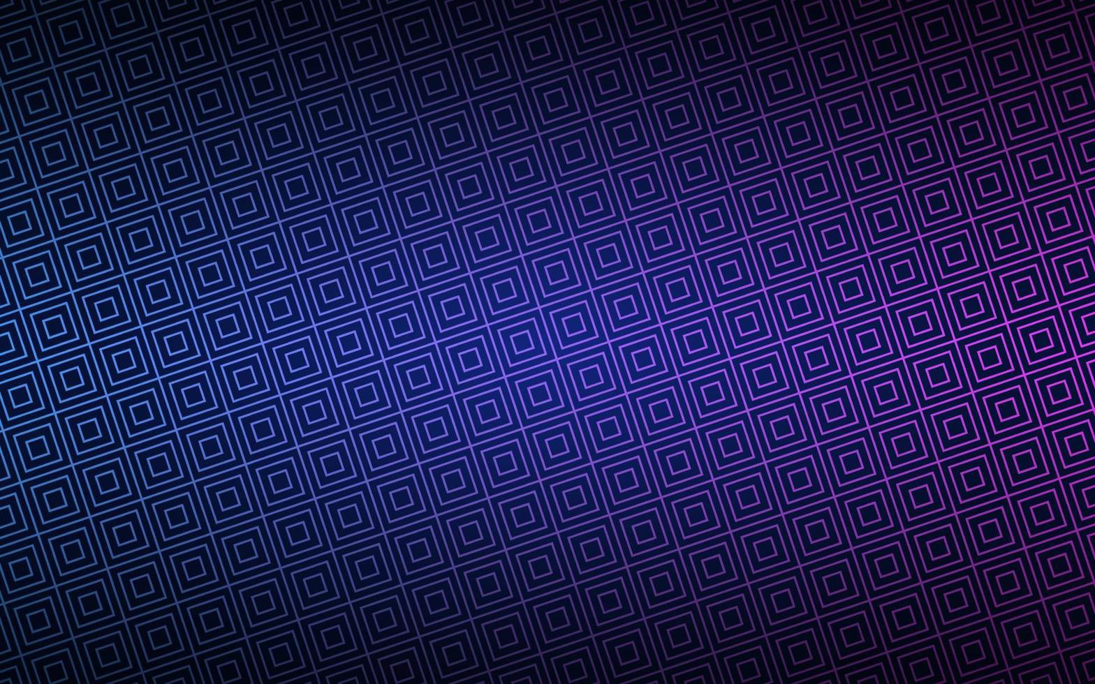 Blue and pink abstract background composed of squares. Modern technology colorful design. Geometric vector illustration. Metal mesh texture