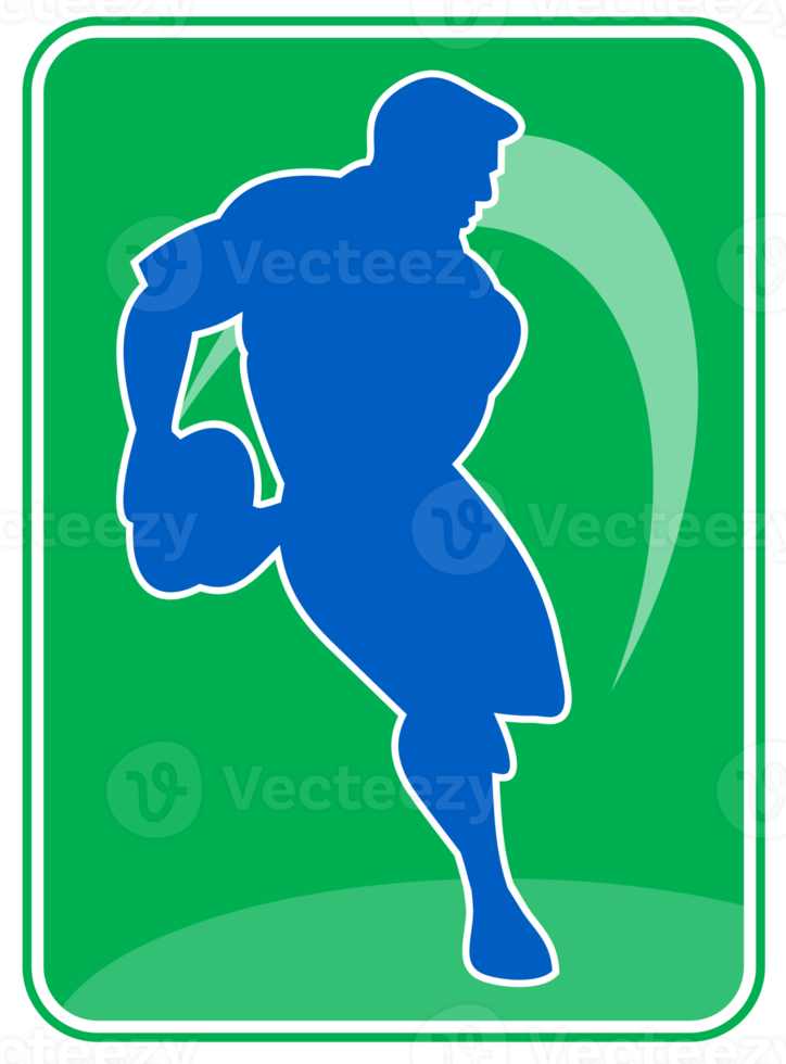 rugby player running passing ball png