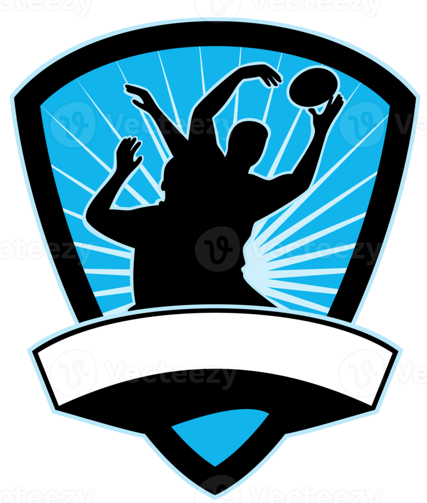 rugby player attraper line-out lancer bouclier png