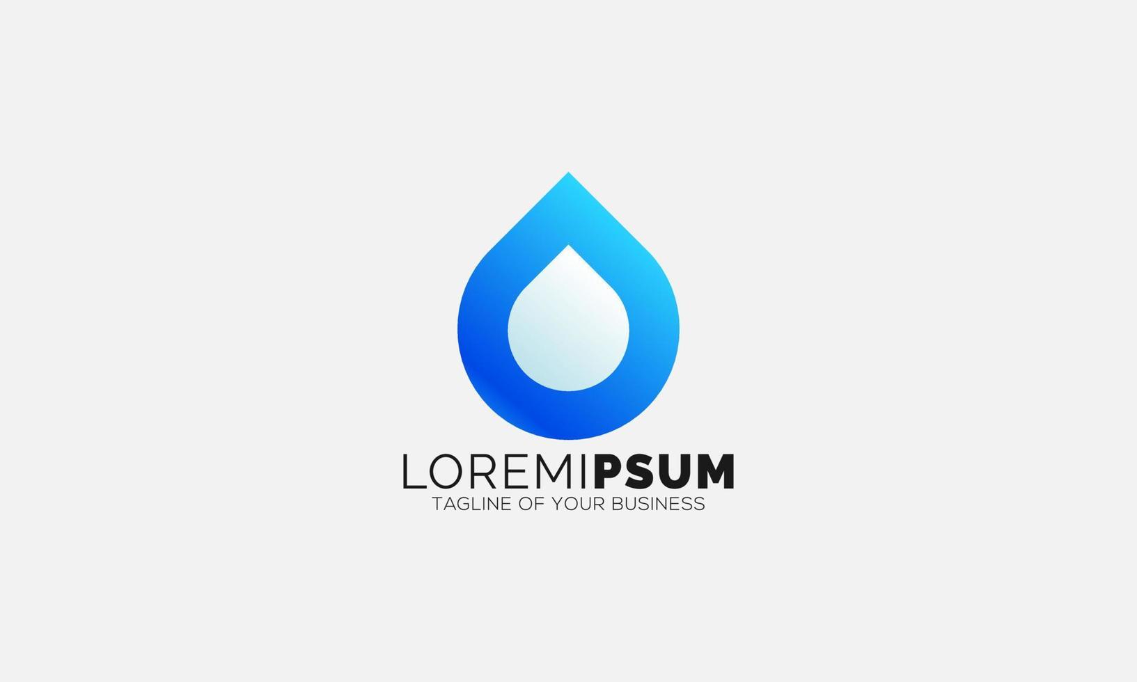 Water drop Logo Template vector illustration design