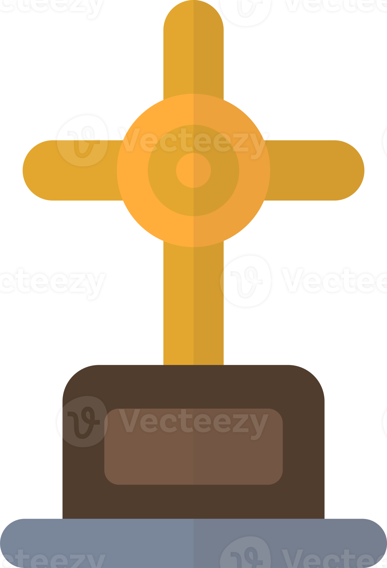 coffin with cross illustration in minimal style 12979915 PNG