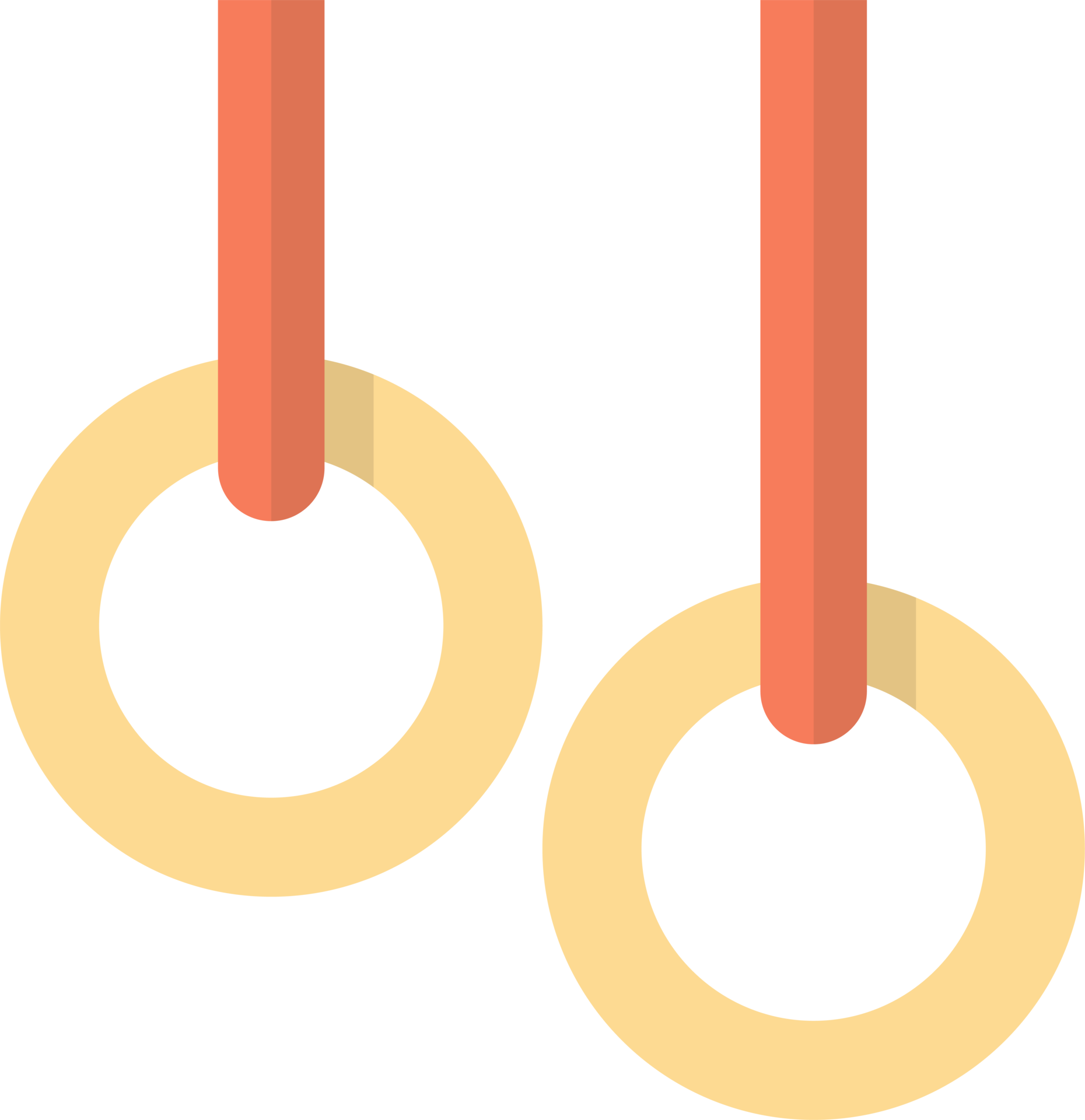 Gymnastic Rings illustration in minimal style 12979991 PNG