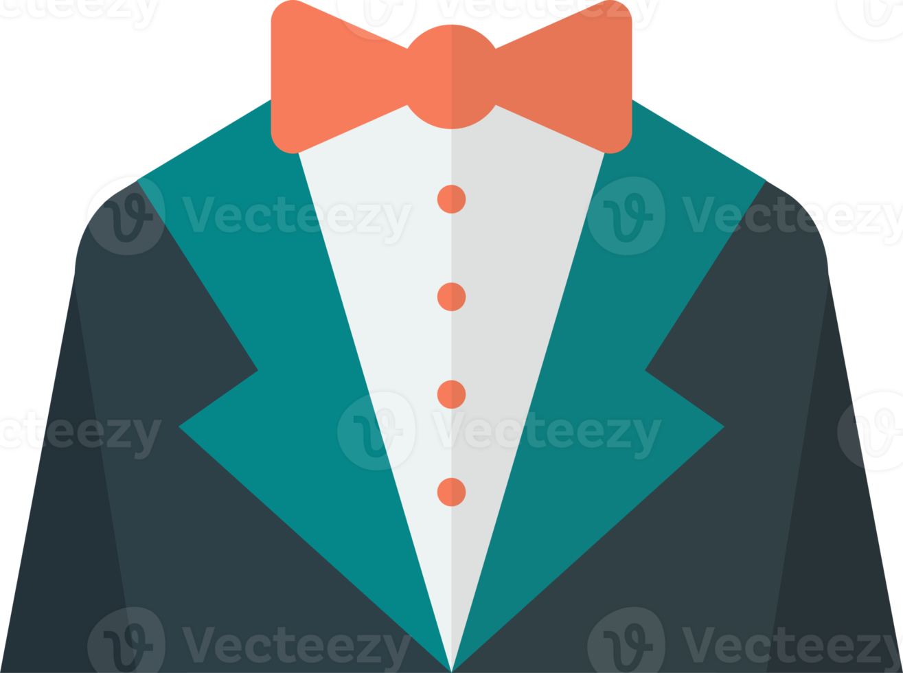 suit illustration in minimal style png