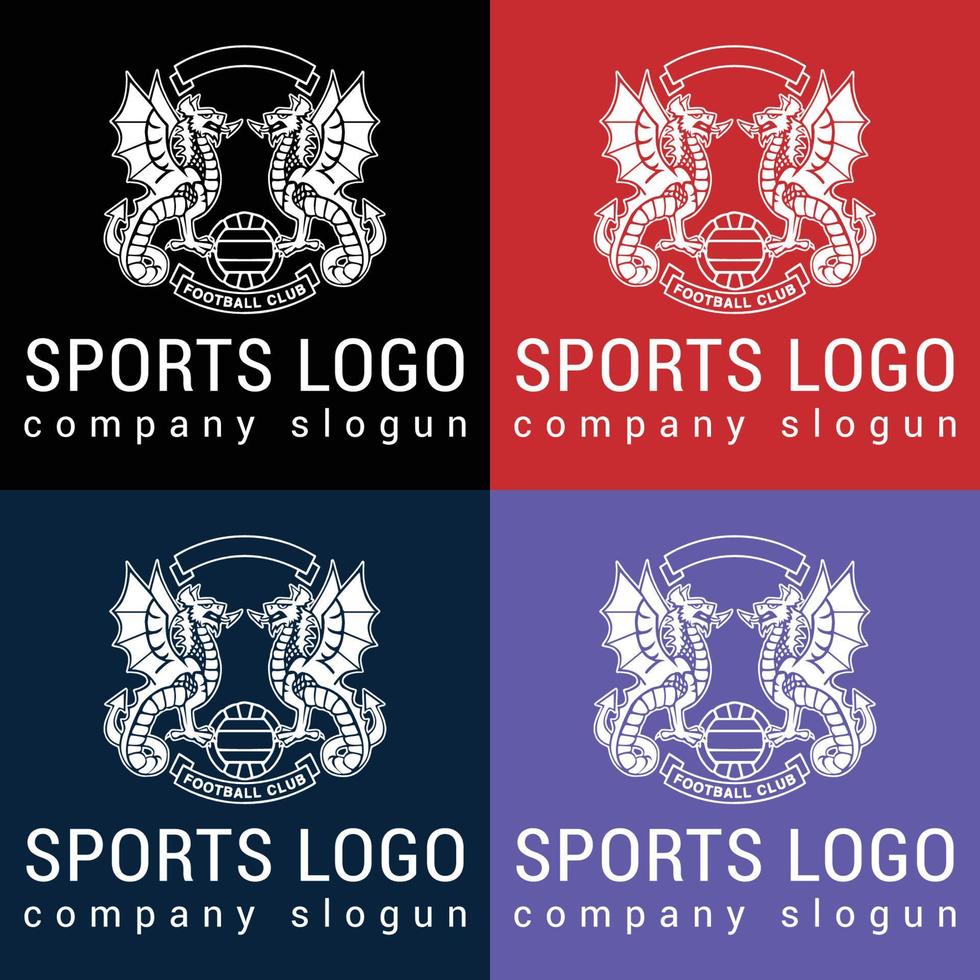 Basketball Emblem club logo On with colour. vector