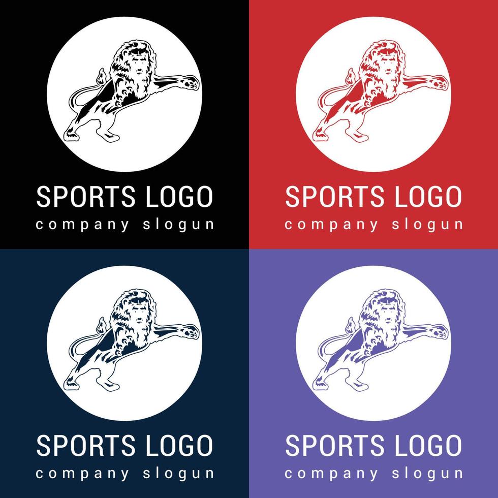 diseño de logotipos de baloncesto, fútbol, béisbol y otros deportes. vector