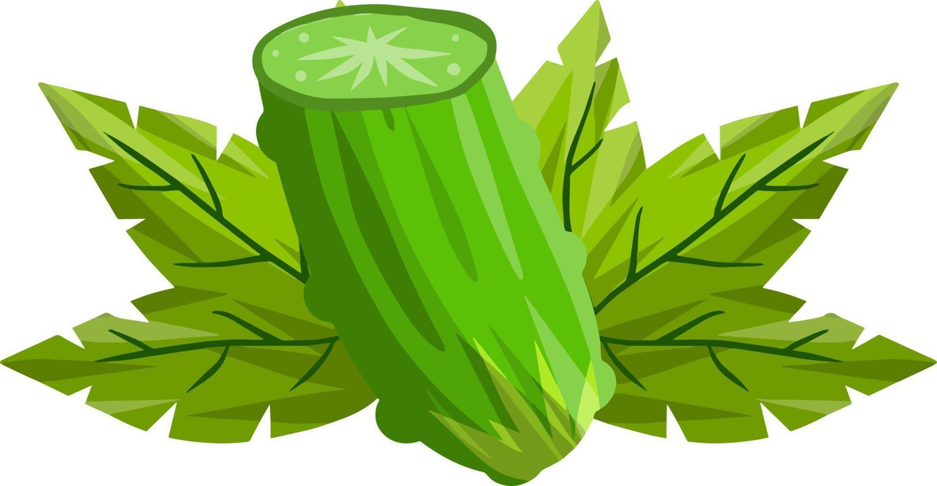 Harvesting and healthy food. Element of vegetarian food. Cartoon flat illustration vector