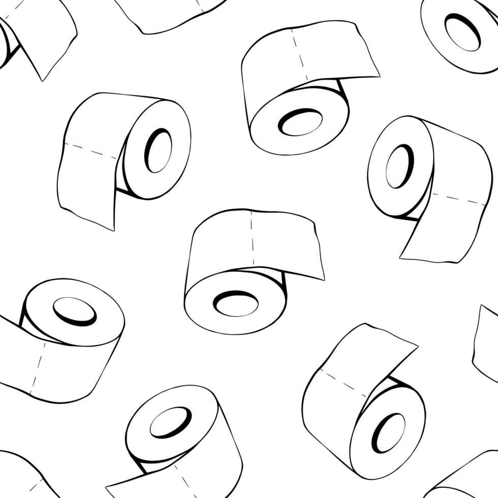 Toilet paper rolls seamless pattern 12980167 Vector Art at Vecteezy